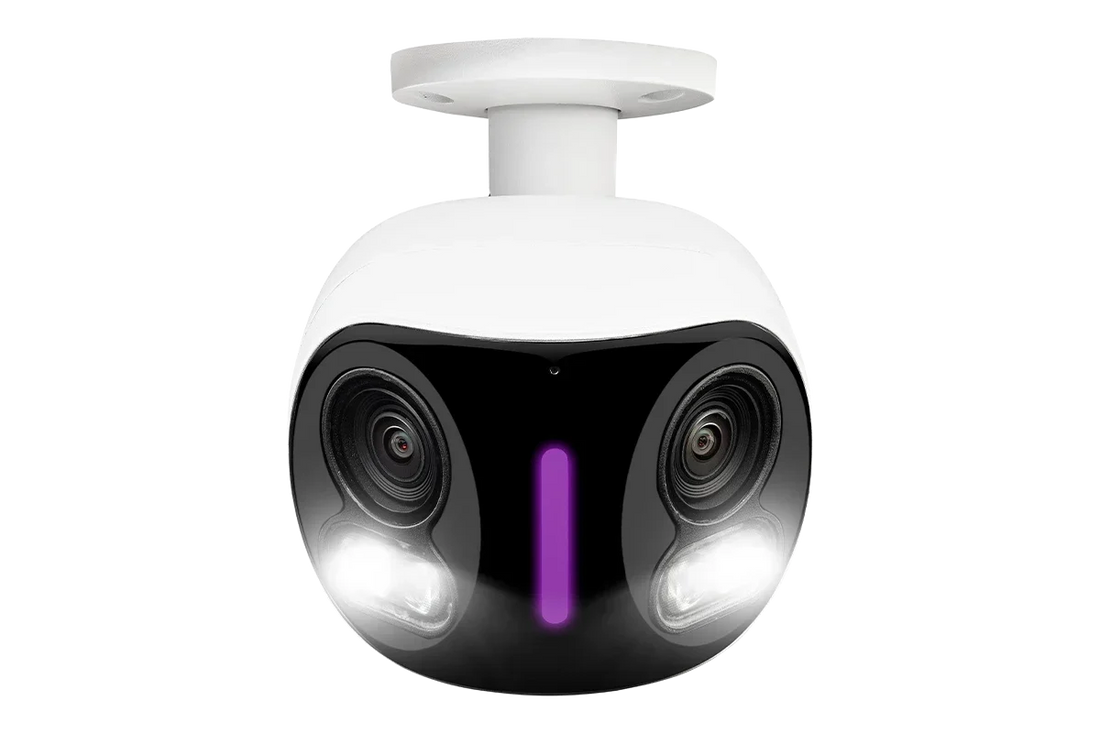 Lorex 4K Dual Lens Wi-Fi Security Camera with 32GB microSD card included