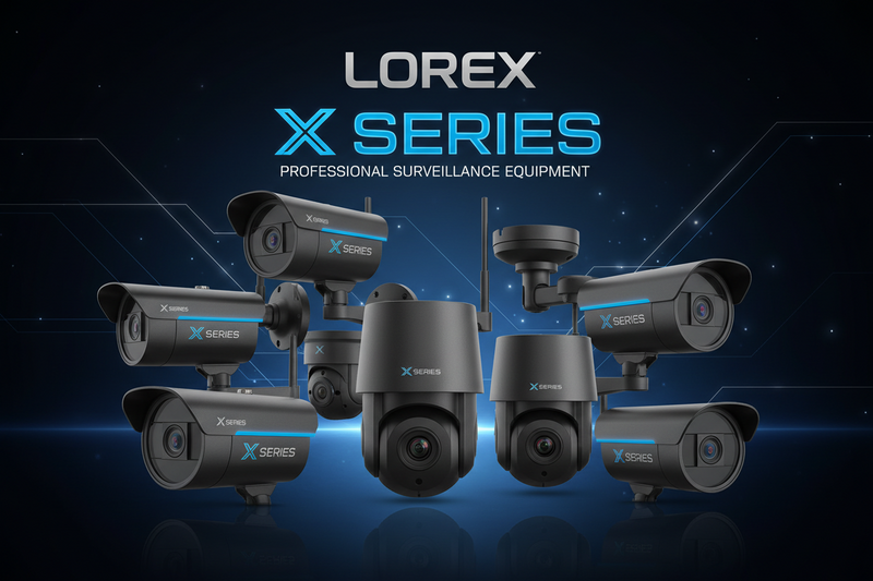 Lorex X Series 4K PoE NVR systems and cameras