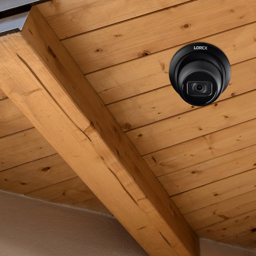 Lorex A14 IP Wired Dome Security Camera with Listen-In Audio and Smart Motion Detection