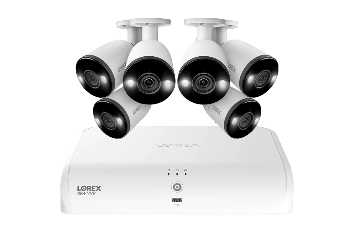 Lorex 4K+ 16-Ch NVR System, H13 bullet cameras