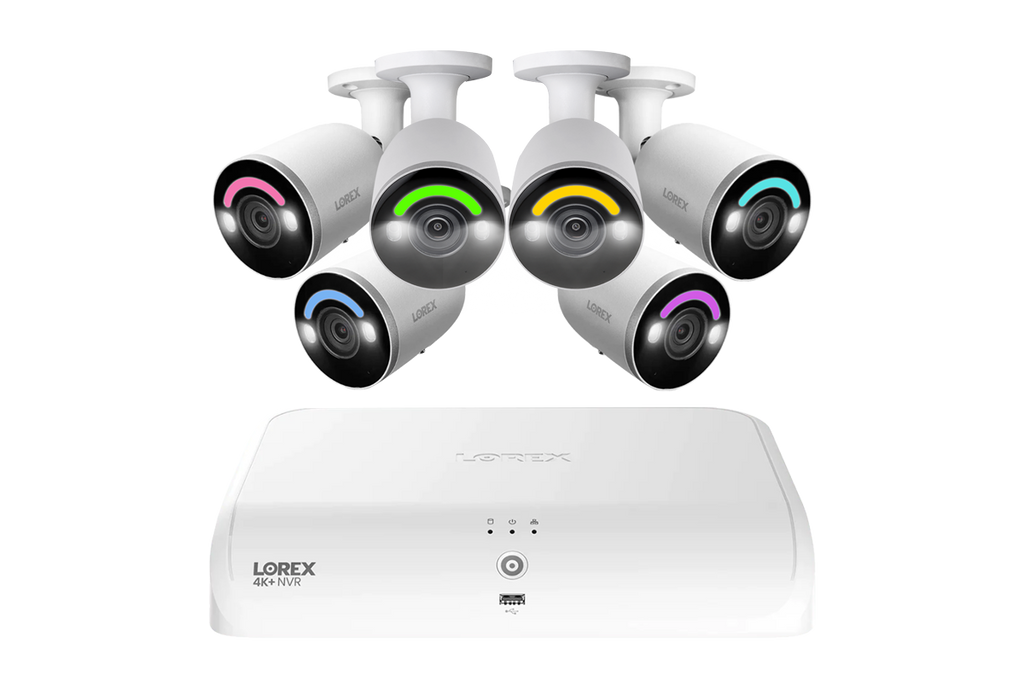 Lorex 4K+ 16-Ch NVR System, H12 bullet cameras