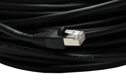 CAT6 Outdoor Extension Cable, Weather Shielded, cUL CMR Riser Rated, UV Treated, Direct Burial Underground – view 2
