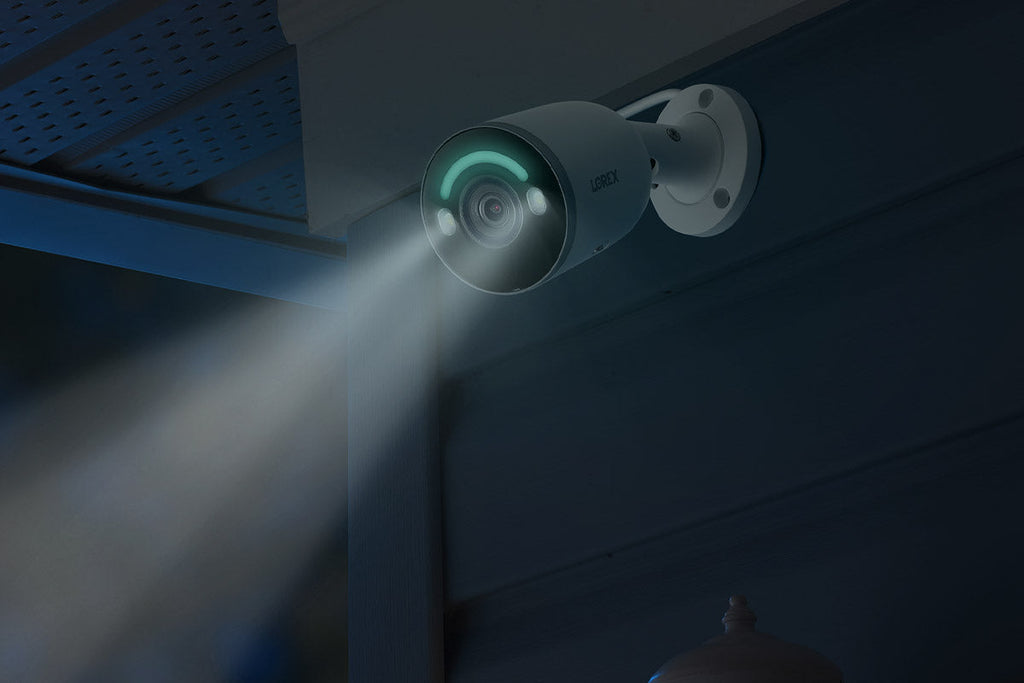 Lorex H14 4K IP Wired Bullet Security Camera with Smart Security Lighting and Smart Motion Detection