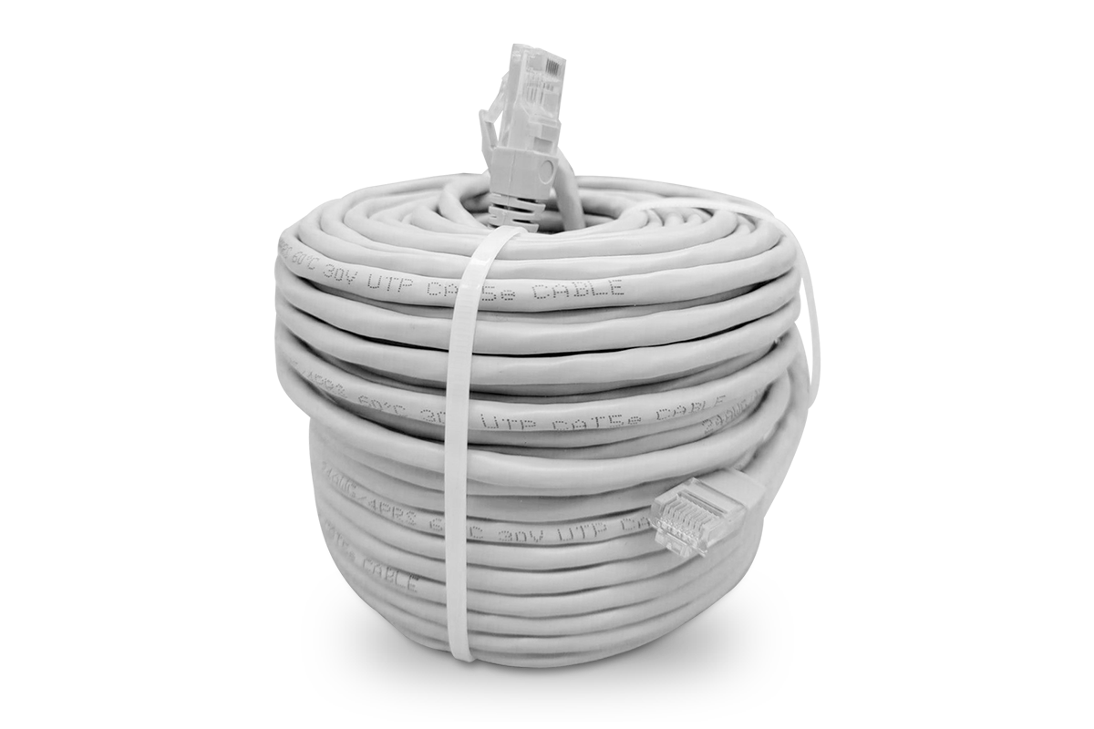 Cat5e Network Ethernet Cable for IP Security Cameras