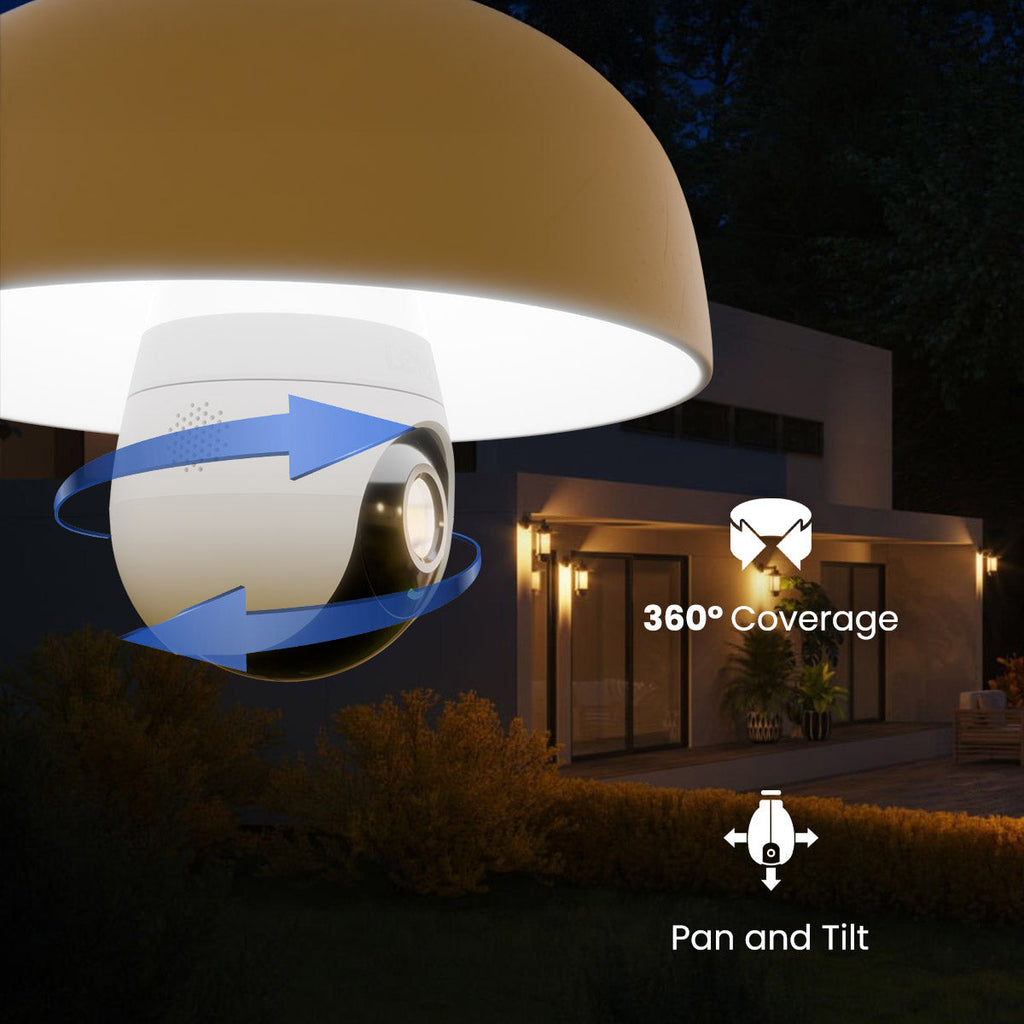 Lorex 2K Wi-Fi Smart Lightbulb Camera, 2-Pack – view 5