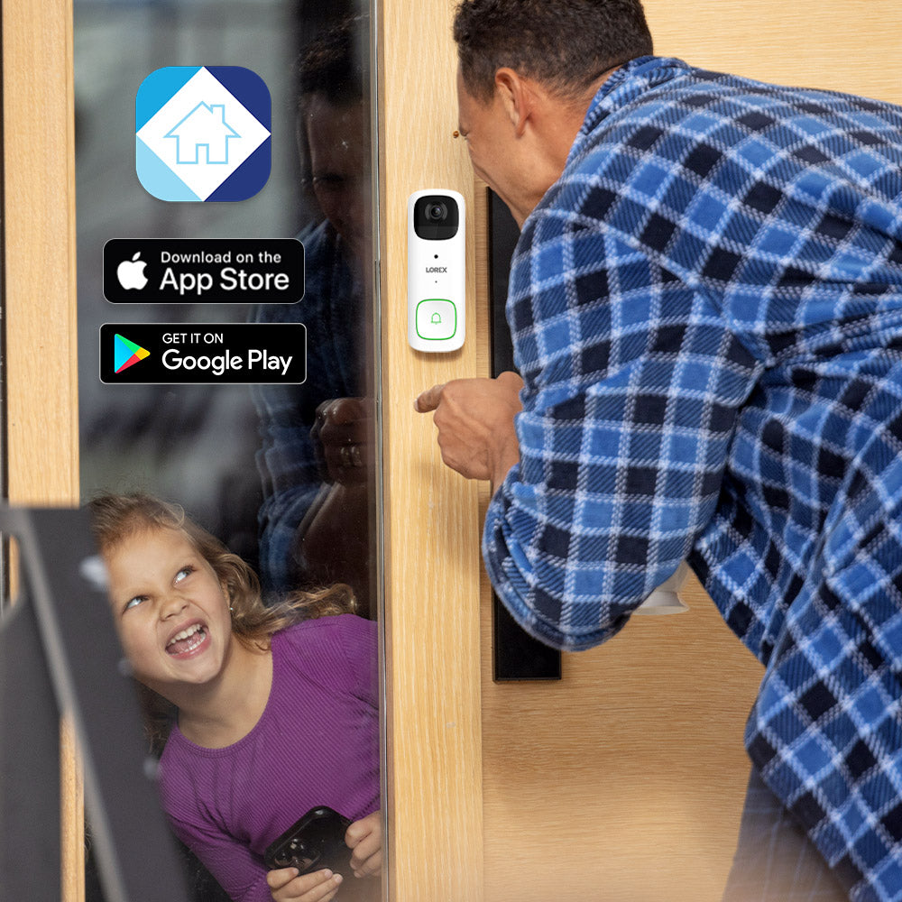 Lorex 2K Battery Video Doorbell with Wi-Fi Chimebox – view 4