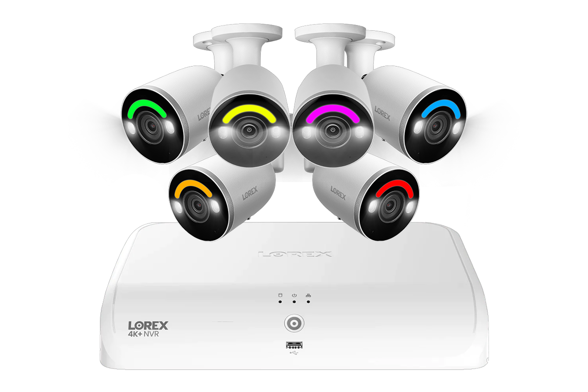 Lorex 4K NVR System, bullet lighting cameras – view 5