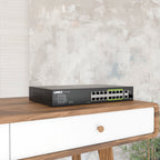Lorex 16-Port Ethernet PoE+ Unmanaged Switch with 8-Port Long Range PoE+ and 250W PoE Budget – view 5