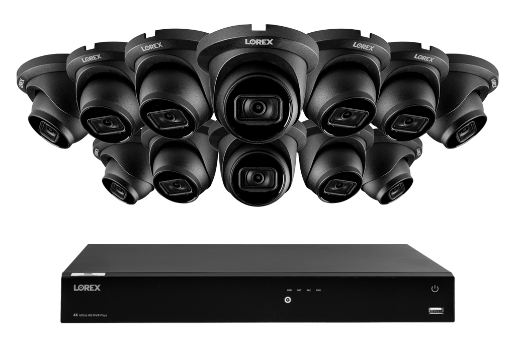 Lorex 4K 16-Ch NVR System, A14 dome cameras
