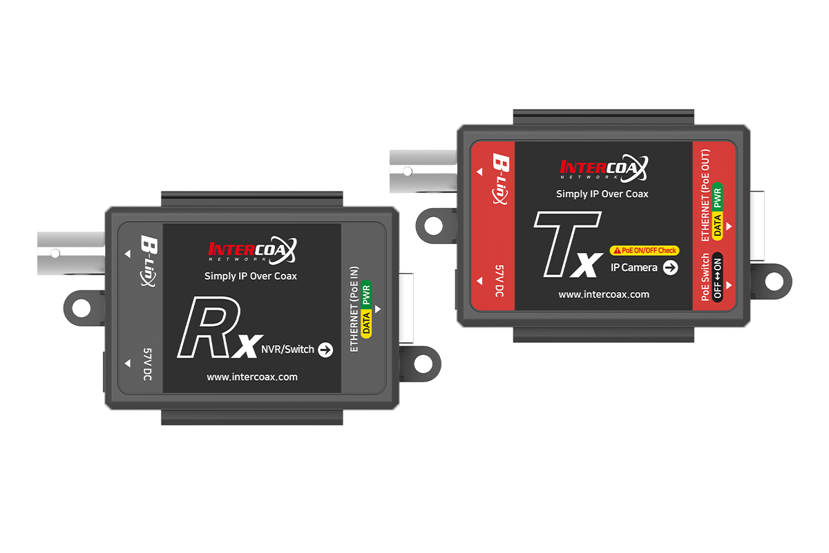Single Port IP & PoE over Coax Set (400m/1300ft end-to-end converters) – view 3