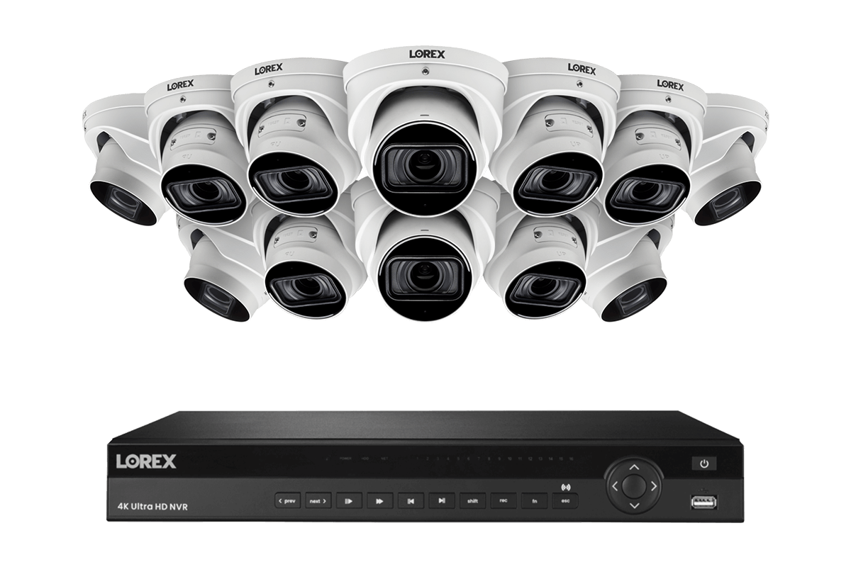 Lorex 4K 16-Ch NVR System, Nocturnal 3 dome cameras – view 10