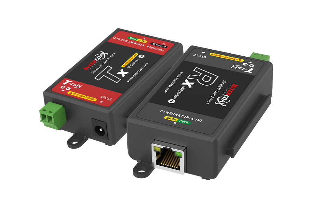 Single Port IP & PoE over 2-wire Set (300m/1000ft end-to-end converters) – view 4