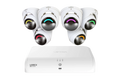 Lorex 4K+ 16-Ch NVR System, H30 turret cameras