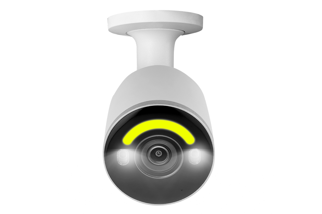 Lorex H14 4K IP Wired Bullet Security Camera with Smart Security Lighting and Smart Motion Detection