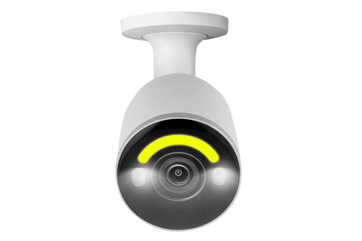 Lorex H14 4K IP Wired Bullet Security Camera with Smart Security Lighting and Smart Motion Detection