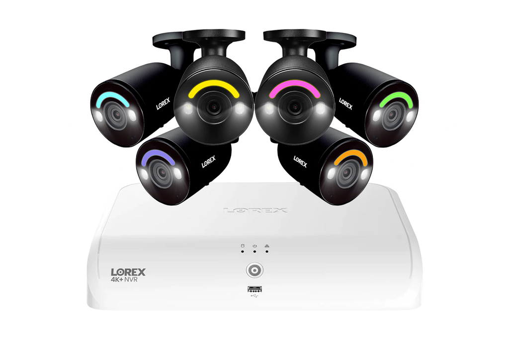 Lorex 4K+ 16-Ch NVR System, H14 bullet cameras