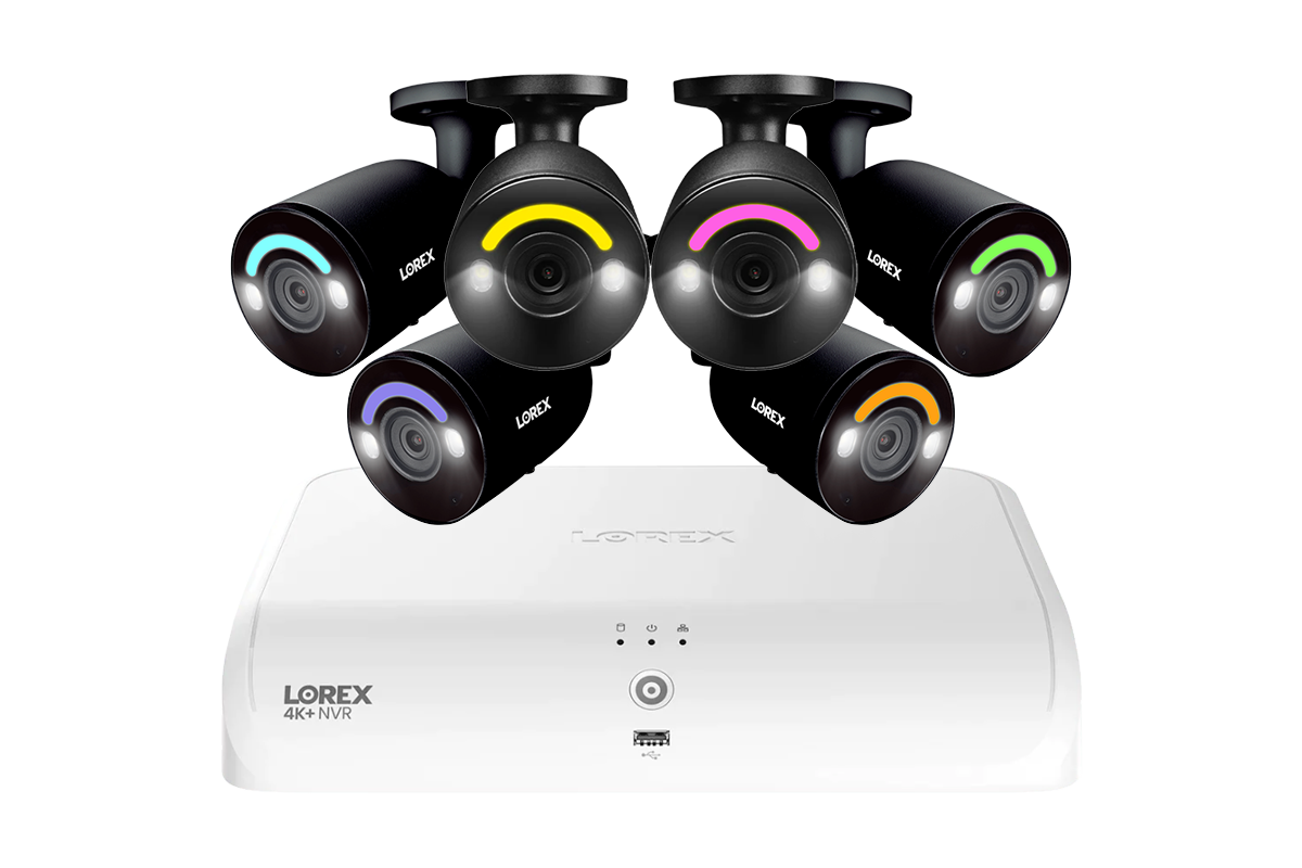 Lorex 4K+ 16-Ch NVR System, H14 bullet cameras
