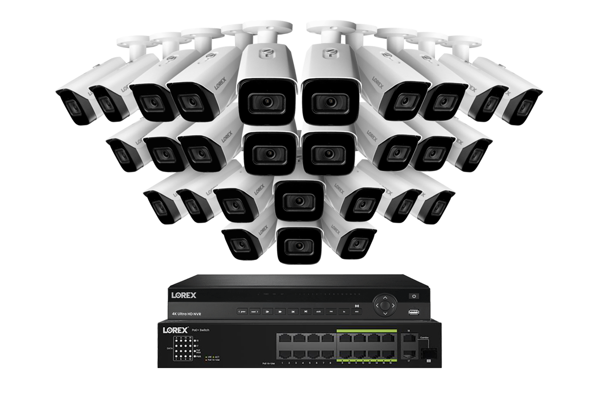 Lorex 4K 32-Ch NVR System, Nocturnal 3 bullet cameras – view 6