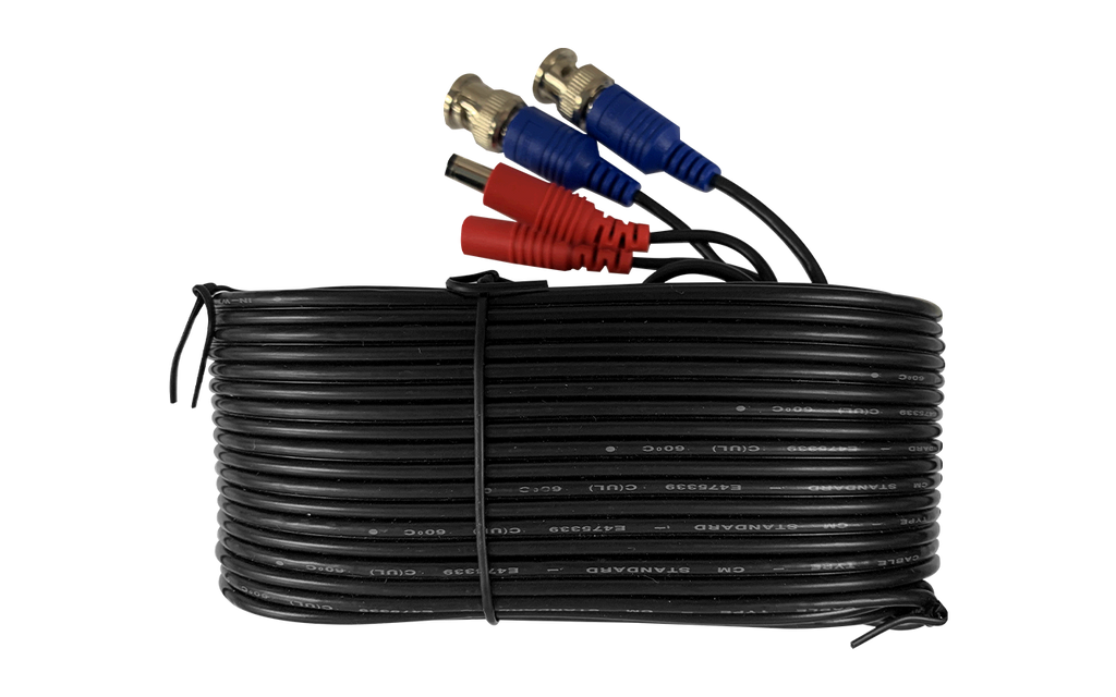 60ft (18m) 4K RG59 Power Cable for Analog Cameras – view 3