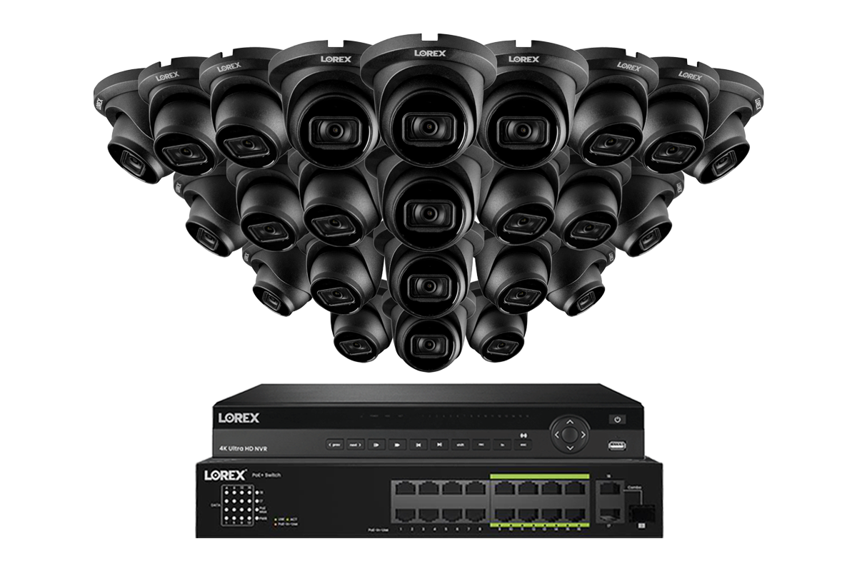 Lorex 4K 32-Ch NVR System, Nocturnal 3 turret cameras – view 6