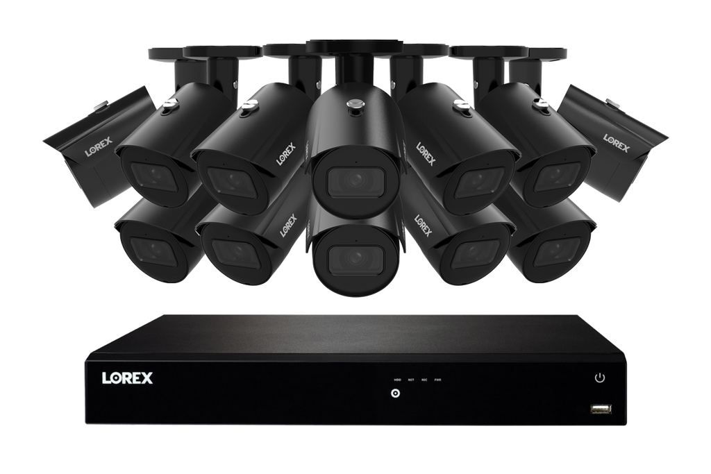 Lorex 4K 16-Ch NVR System, A14 bullet cameras