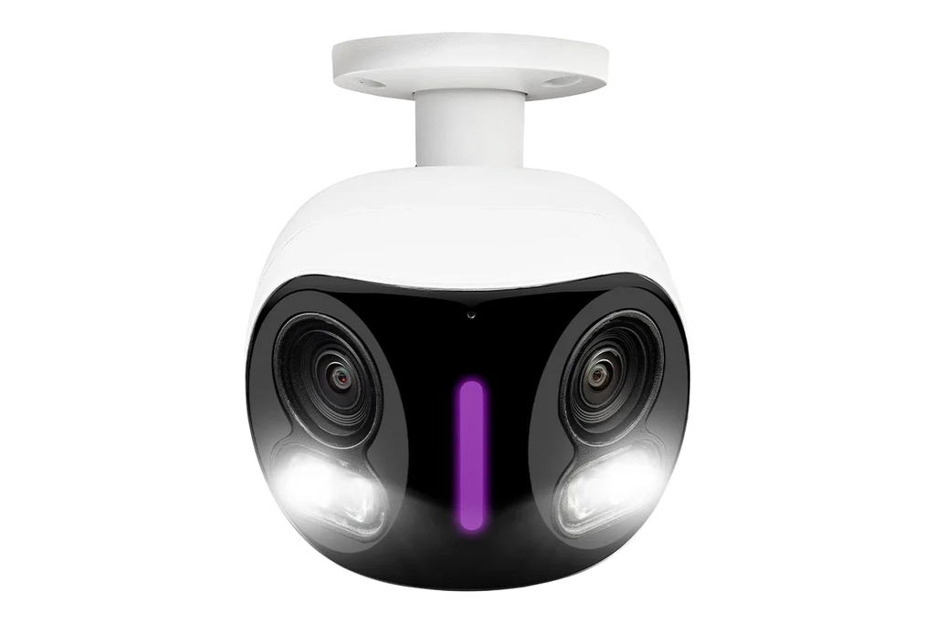 Lorex 4K Dual Lens Wi-Fi Camera, Smart Security Lighting