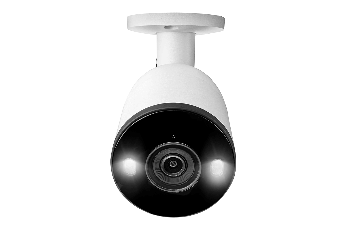 Lorex H13 4K IP Wired Bullet Security Camera with Smart Deterrence and Smart Motion Detection