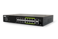 Lorex 16-Port Ethernet PoE+ Unmanaged Switch with 8-Port Long Range PoE+ and 250W PoE Budget