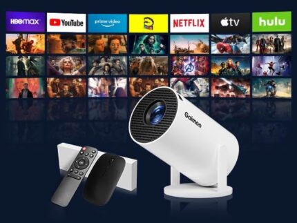 Projector Mini Upgraded Model Supports 4K