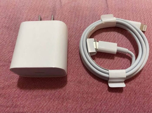 20W Adapter and Cable for iPhone (Fast Charging)