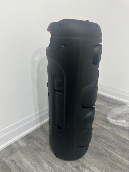 Portable 8” Double Speaker with Wireless Mic Rechargeable Speaker