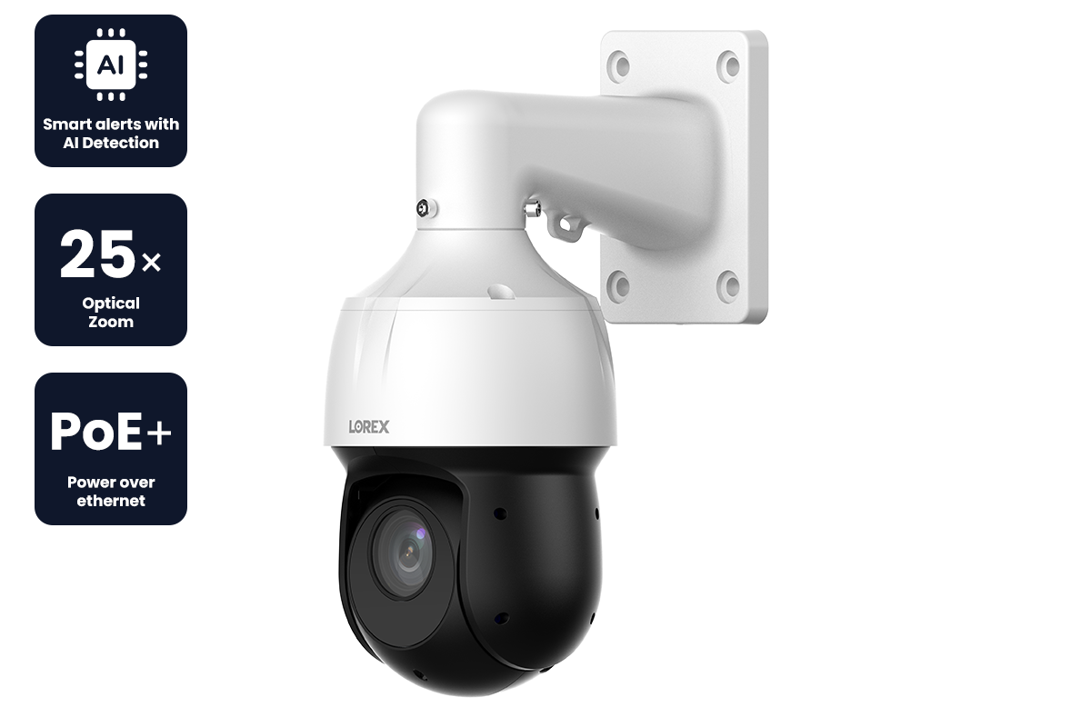 Lorex 2K IP Wired PTZ Camera, 25x Optical Zoom