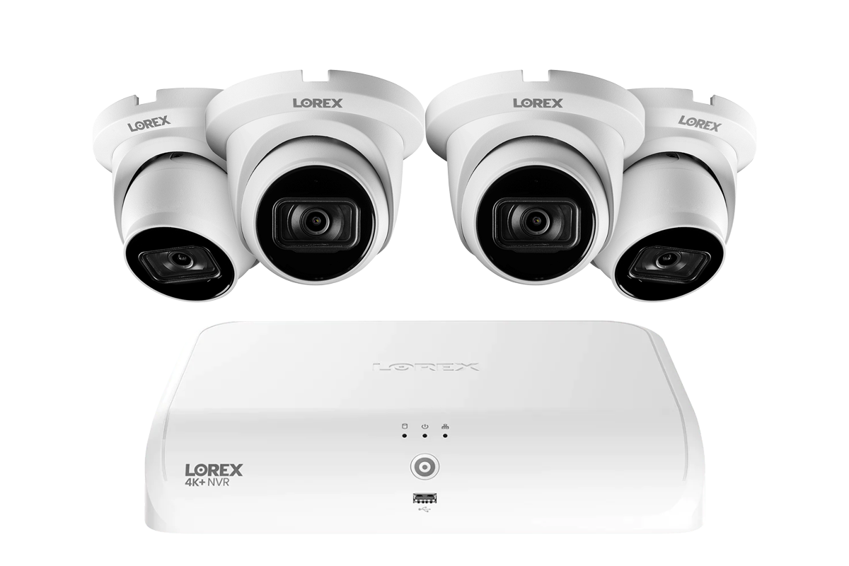 Lorex 4K NVR System, 4K dome cameras