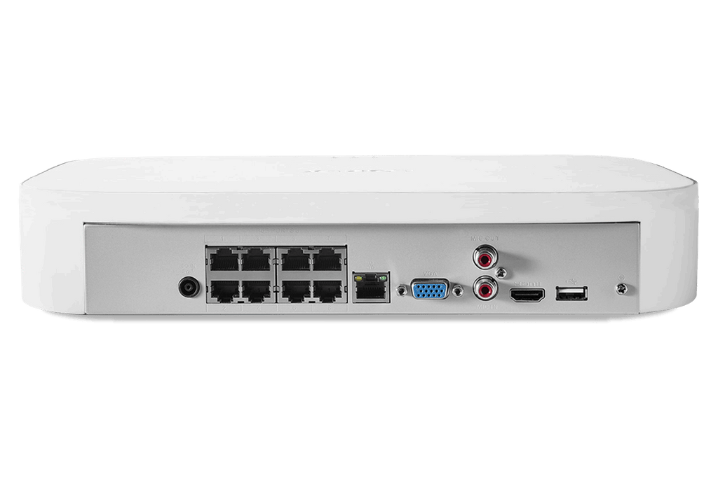 Lorex 4K 8-Ch NVR System, 4K bullet cameras