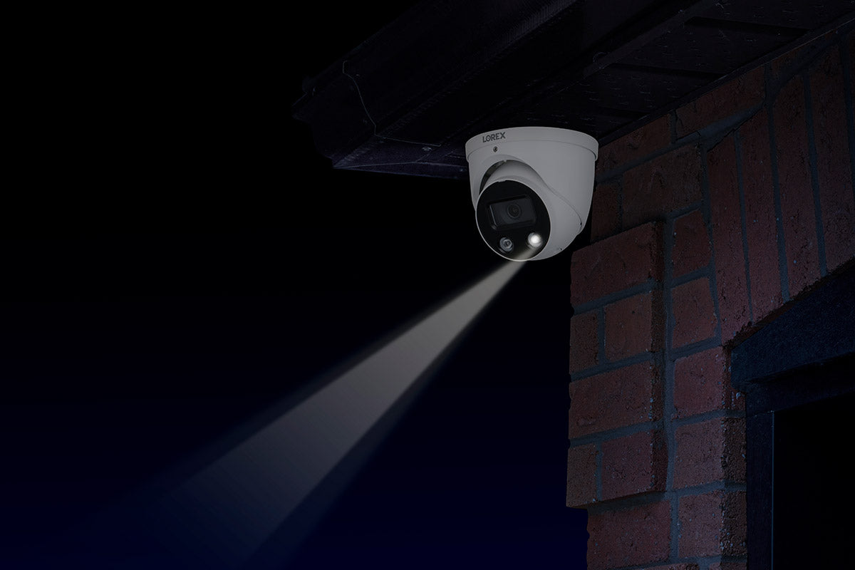 Lorex H13 4K IP Wired Dome Security Camera with Smart Deterrence and Smart Motion Detection