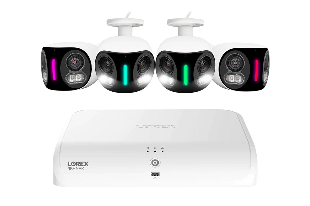 Lorex 4K+ 16-Ch NVR System, H20 dual-lens cameras