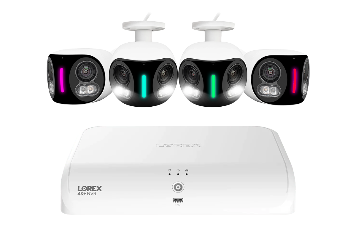 Lorex 4K+ 16-Ch NVR System, H20 dual-lens cameras