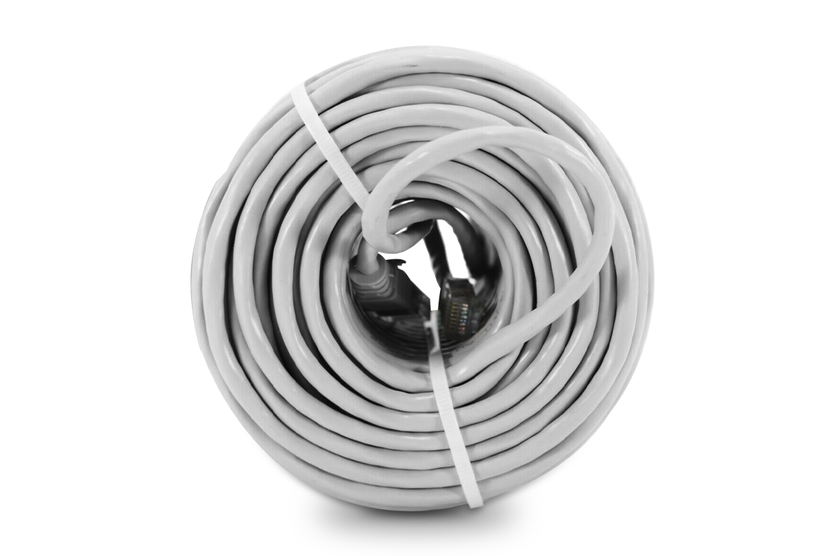 60FT CAT5e Extension Cable, Fire Resistant and In-Wall Rated, CMR type (Riser)