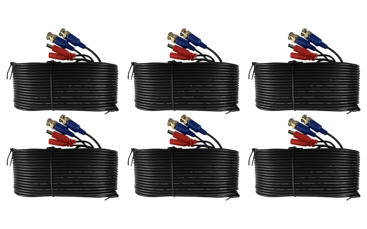 60ft (18m) 4K RG59 Power Cable for Analog Cameras – view 5
