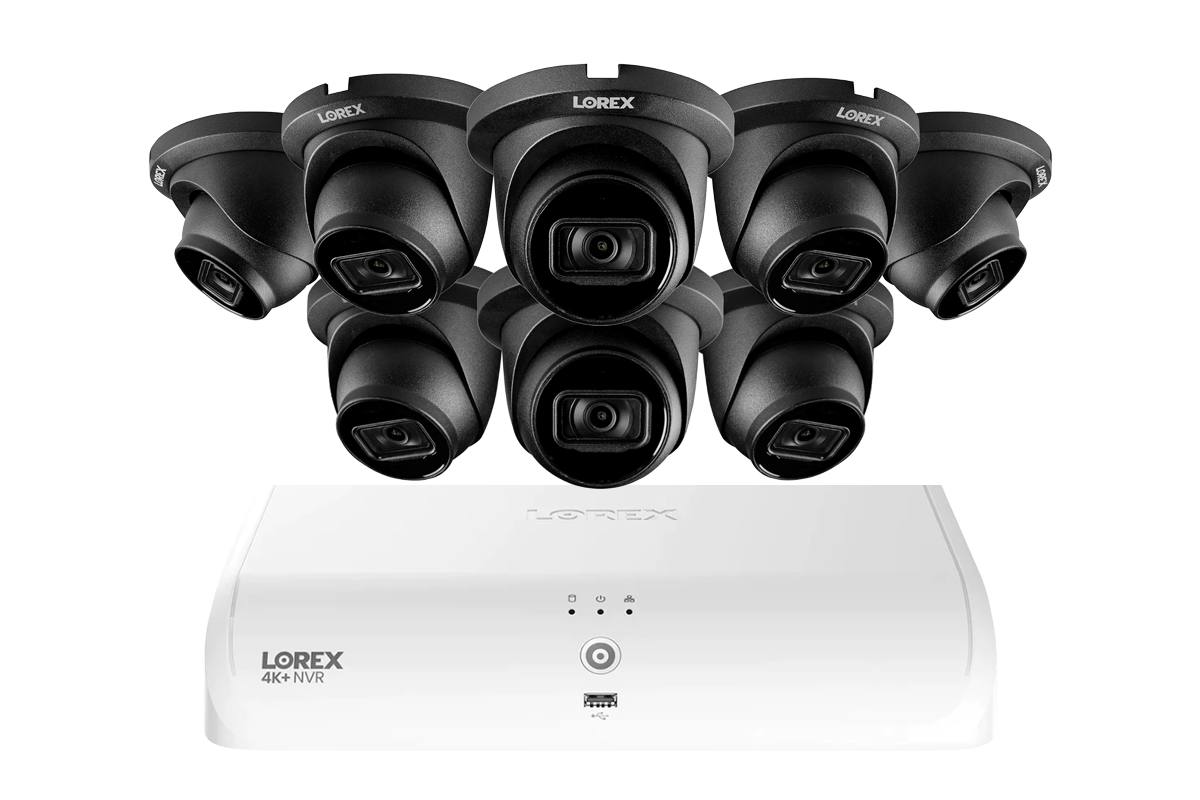 Lorex 4K+ 16-Ch NVR System, A14 turret cameras