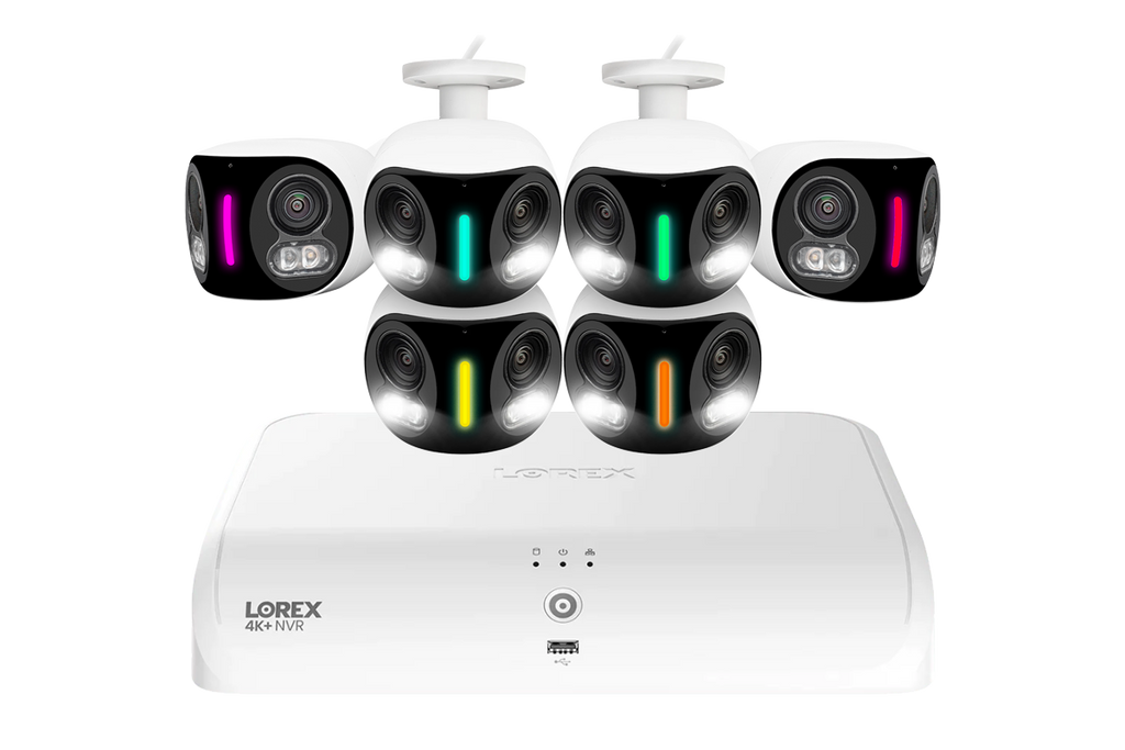 Lorex 4K+ 16-Ch NVR System, H20 dual-lens cameras