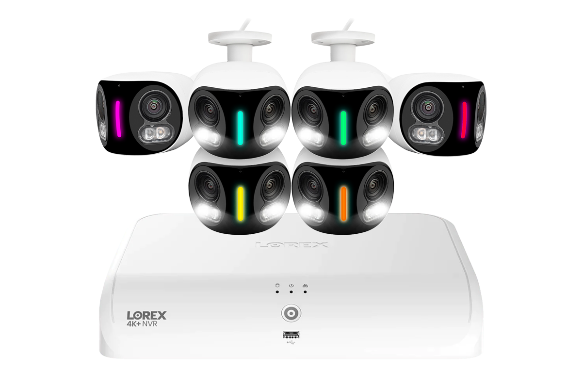 Lorex 4K+ 16-Ch NVR System, H20 dual-lens cameras