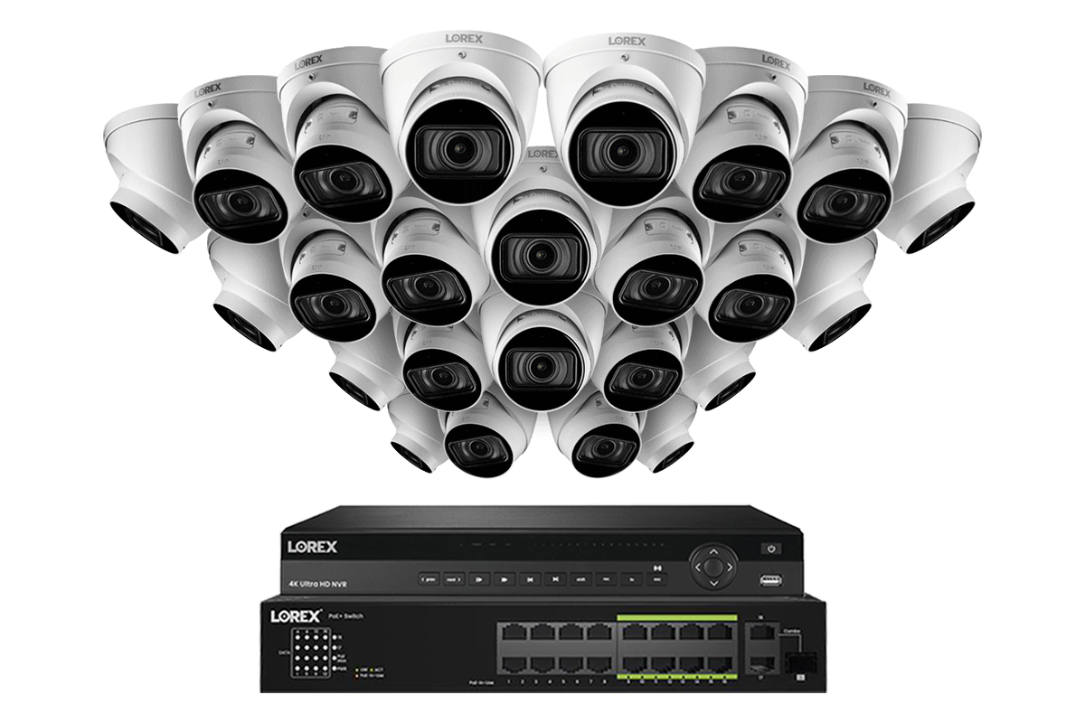 Lorex 4K 32-Ch NVR System, Nocturnal 3 turret cameras – view 8