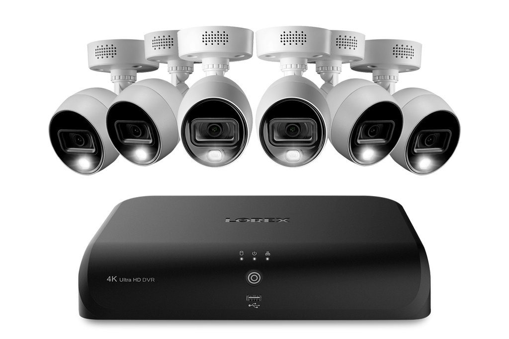 Lorex 4K 8-Ch DVR System, Active Deterrence cameras – view 4