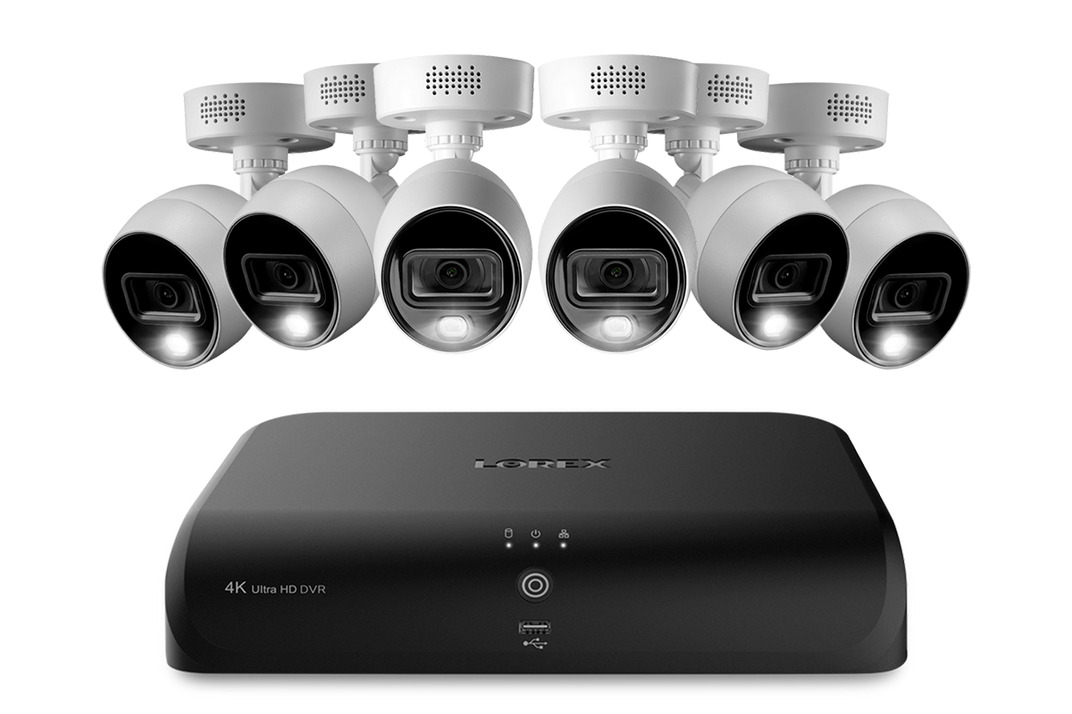 Lorex 4K 8-Ch DVR System, Active Deterrence cameras – view 4
