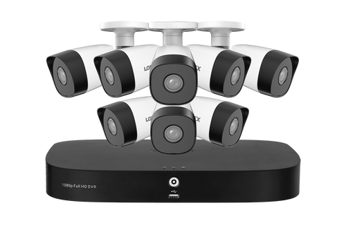 Lorex 1080p 8-Ch DVR System, 1080p bullet cameras