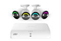 Lorex 4K NVR System, bullet lighting cameras