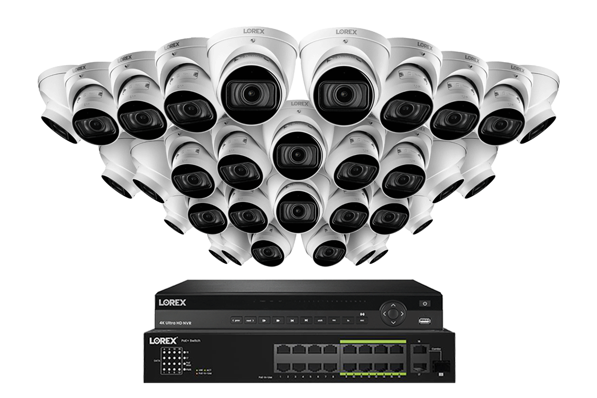 Lorex 4K 32-Ch NVR System, Nocturnal 3 turret cameras – view 9
