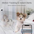360° View 2K Pet Camera with Phone App 2 Pack, Indoor Security Camera, Baby Monitor, Motion Tracking, Pan/Tilt, Night Vision, Two-Way Audio, Works with Alexa, 2.4G WiFi Only (P2T 2PC)