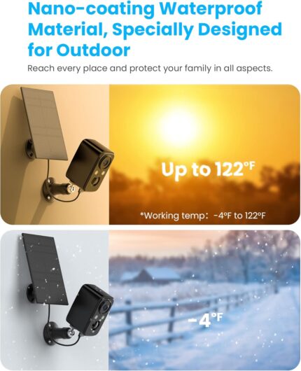 Security Camera Wireless Outdoor Solar